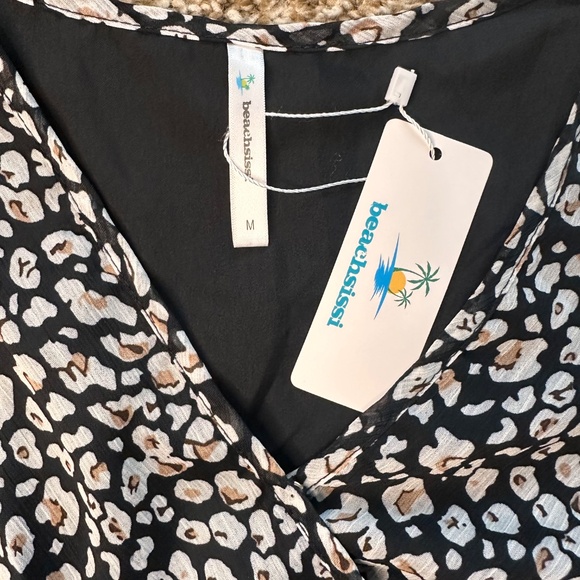 Beachsissi, Boho Sleeveless Chiffon Maxi Dress, Size M - Picture 11 of 14